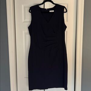 Calvin Klein Navy Sleeveless Dress